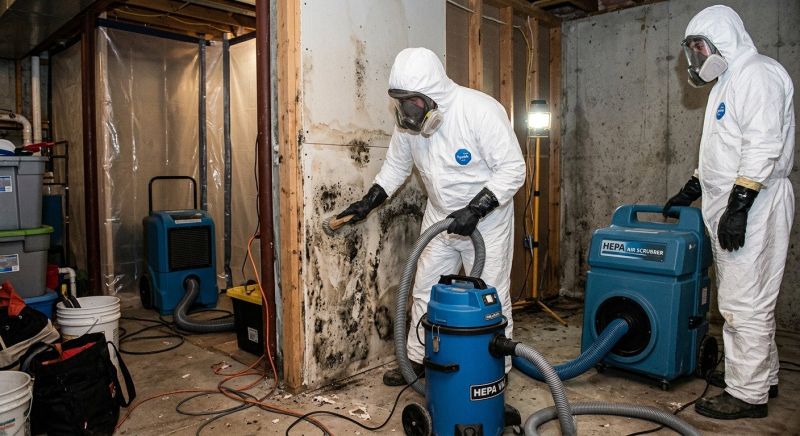 White Mold Mitigation in Frisco, TX